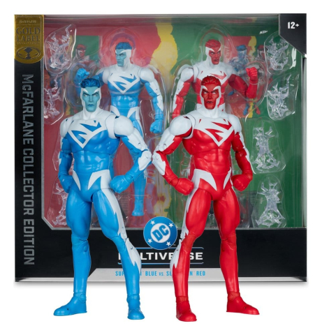 DC Multiverse Action Figures 2-Pack Superman Blue vs. Superman Red (Gold Label) 18 cm [3]