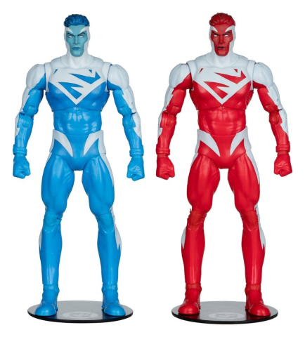 DC Multiverse Action Figures 2-Pack Superman Blue vs. Superman Red (Gold Label) 18 cm [4]