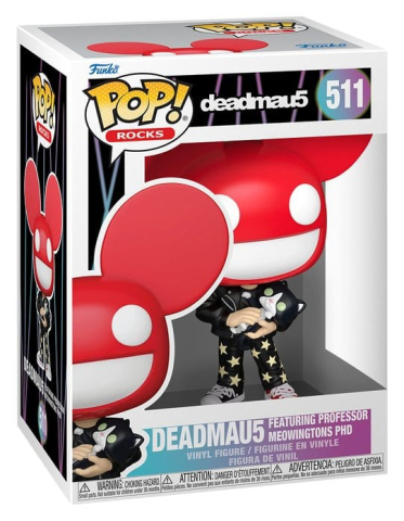 PRECOMENZI - Deadmau5 POP! Rocks Vinyl Figure Deadmau5 with Cat 9 cm