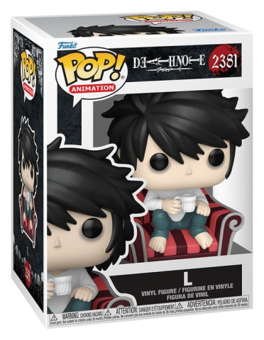 PRECOMENZI - Death Note POP! Animation Vinyl Figure L 9 cm