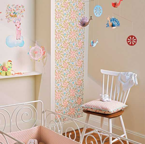 Decoratie camera copilului Tapet romantic, Djeco [2]