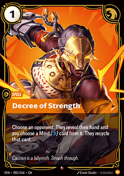 Singles Trading Card Games - Decree of Strength Vendetta - Singles 085