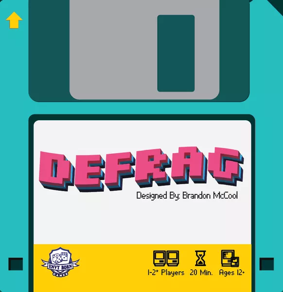 Board Games - Defrag - Joc Strategic Puzzle cu Grid Management Retro PC