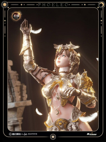 Deity Erosion Action Figure 1/6 Hwit ole-Phoeleo (Sculpted Hair Version) 30 cm [5]
