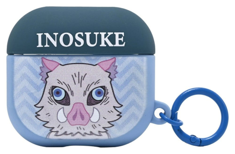 Demon Slayer 3D Foam Airpods Case Bag Clip Inosuke Display (12) [1]