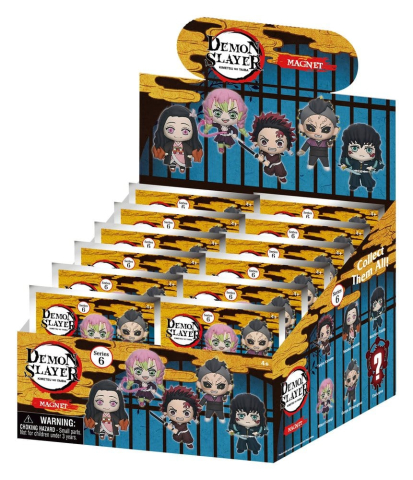 Demon Slayer 3D Foam Magnets Series 6 Blind Bag Display (12) [2]
