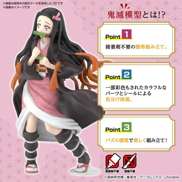Demon Slayer Kamado Nezuko Model Kit Figure-rise [2]