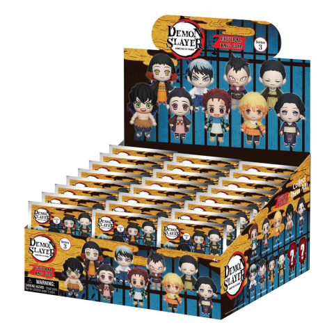 Demon Slayer: Kimetsu no Yaiba 3D PVC Bag Clips Series 3 Display (24) [1]