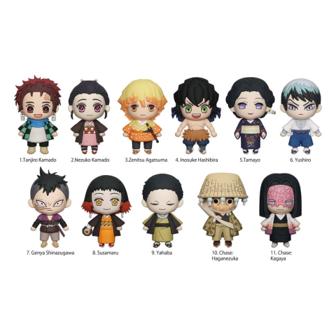 Demon Slayer: Kimetsu no Yaiba 3D PVC Bag Clips Series 3 Display (24) [2]