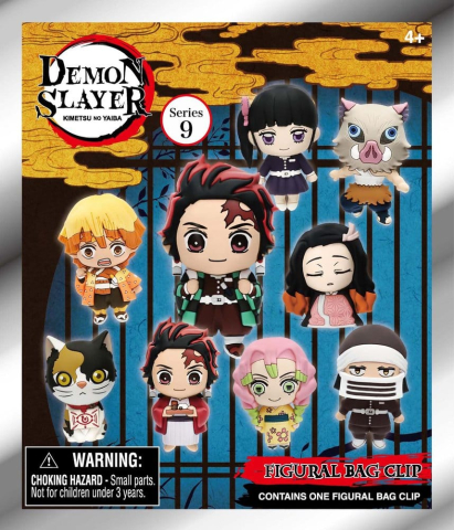 Demon Slayer: Kimetsu no Yaiba 3D PVC Bag Clips Series 9 Blind Bag Display (24) [1]