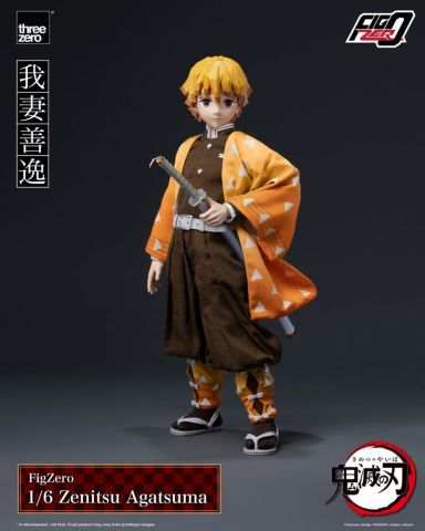 PRECOMENZI - Demon Slayer: Kimetsu no Yaiba FigZero Action Figure 1/6 Zenitsu Agatsuma 28 cm