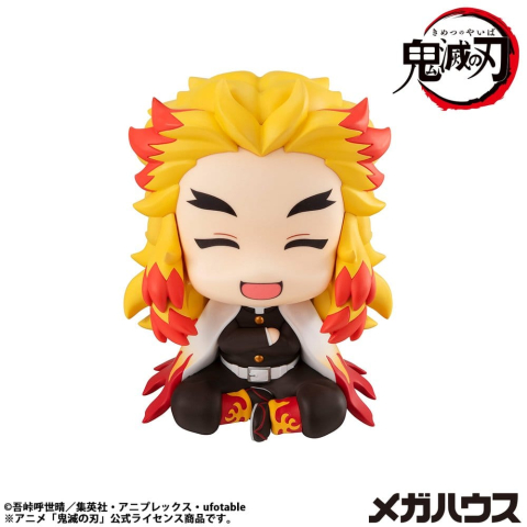 PRECOMENZI - Demon Slayer: Kimetsu no Yaiba Look Up PVC Statue Rengoku Kyoujurou Smile Ver. 11 cm