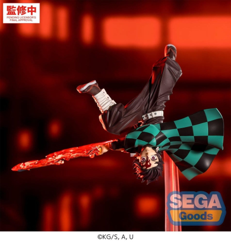 Demon Slayer: Kimetsu no Yaiba Luminasta PVC Figure Tanjiro Kamado Hinokami Kagura Setting Sun Transformation 15 cm [1]