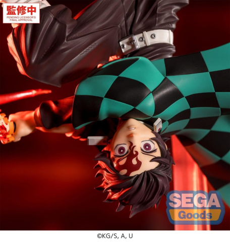Demon Slayer: Kimetsu no Yaiba Luminasta PVC Figure Tanjiro Kamado Hinokami Kagura Setting Sun Transformation 15 cm [5]