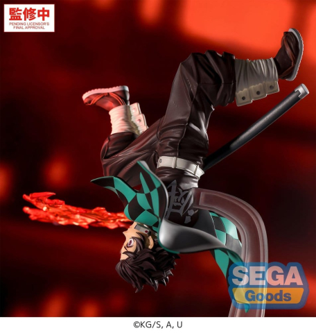 Demon Slayer: Kimetsu no Yaiba Luminasta PVC Figure Tanjiro Kamado Hinokami Kagura Setting Sun Transformation 15 cm [2]