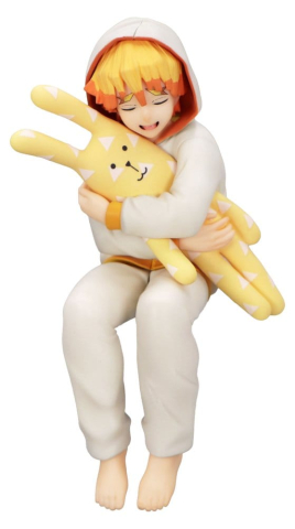 PRECOMENZI - Demon Slayer: Kimetsu no Yaiba Noodle Stopper PVC Figure Agatsuma Zenitsu×Craftholic 11 cm