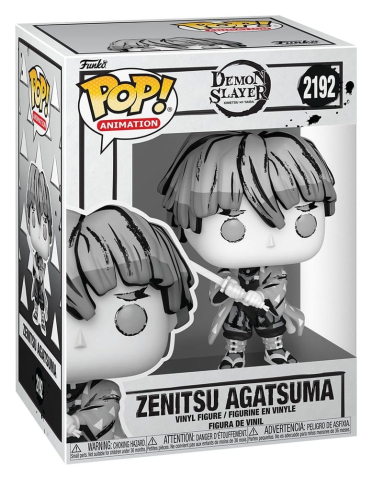 PRECOMENZI - Demon Slayer: Kimetsu no Yaiba POP! Animation Vinyl Figures Zenitsu(Sumi-Ink) 9 cm