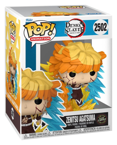 PRECOMENZI - Demon Slayer: Kimetsu no Yaiba POP! Premium Vinyl Figure Zenitsu with Chase (Glow) 9 cm Assortment (3)