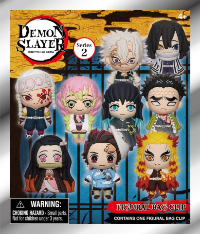 Demon Slayer: Kimetsu no Yaiba PVC Bag Clips Series 2 Display (24) [1]