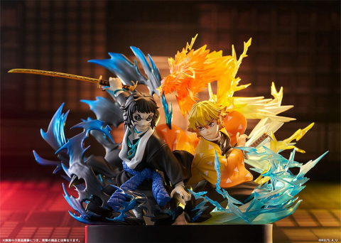 Demon Slayer: Kimetsu no Yaiba PVC Statue Zenitsu Agatsuma & Kaigaku 15 cm [16]