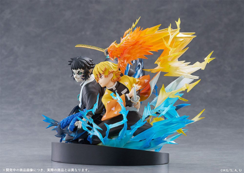 Demon Slayer: Kimetsu no Yaiba PVC Statue Zenitsu Agatsuma & Kaigaku 15 cm [2]