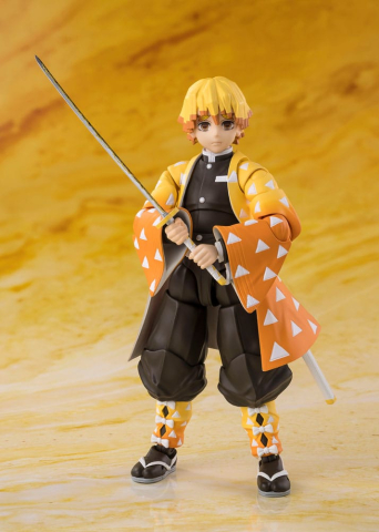 Manga & Anime - Demon Slayer: Kimetsu no Yaiba S.H. Figuarts Action Figure Zenitsu Agatsuma 14 cm