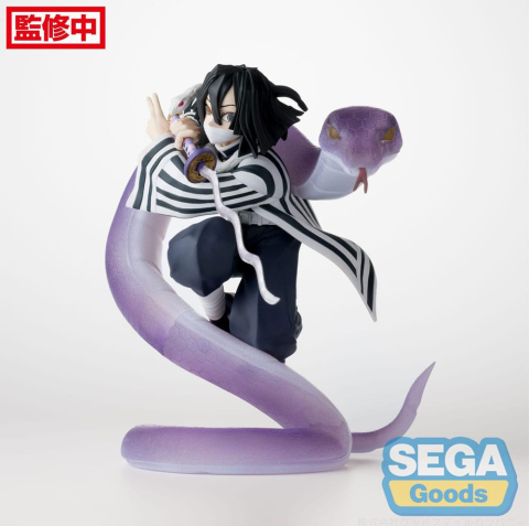 PRECOMENZI - Demon Slayer: Kimetsu no Yaiba Xross Link Anime PVC Statue Obanai Iguro Hashira Training Arc 14 cm