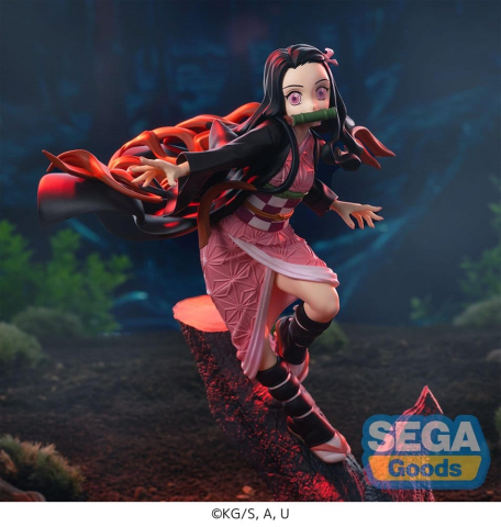 PRECOMENZI - Demon Slayer: Kimetsu no Yaiba XrossLink PVC Statue Nezuko Kamado 16 cm