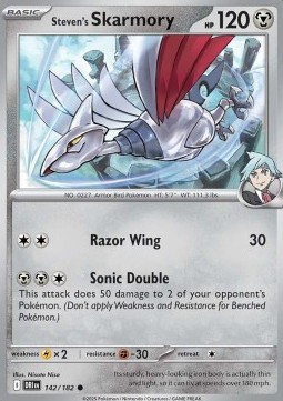 Carti singles - Destined Rivals Steven's Skarmory (DRI 142)