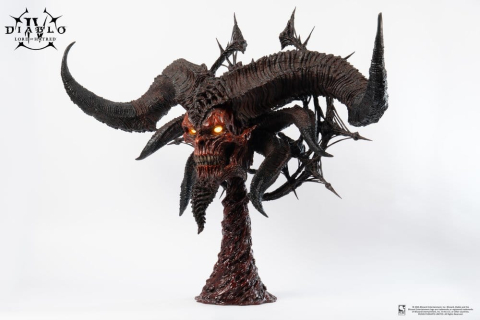 PRECOMENZI - Diablo IV Art Mask Replica 1/1 Scale Lord of Hatred Mephisto 94 cm