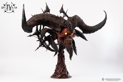 Diablo IV Art Mask Replica 1/1 Scale Lord of Hatred Mephisto 94 cm [6]