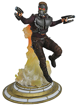 Figurine - diamond select marvel gallery guardians of the galaxy 2 star-lord pvc (25cm)
