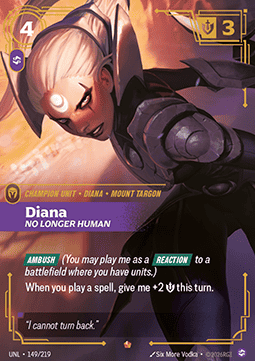 Singles Trading Card Games - Diana, No Longer Human (V.1 - Epic) Unleashed - Singles 149