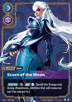 Riftbound: League of Legends Singles - Diana, Scorn of the Moon (V.1 - Rare) Unleashed - Singles 197