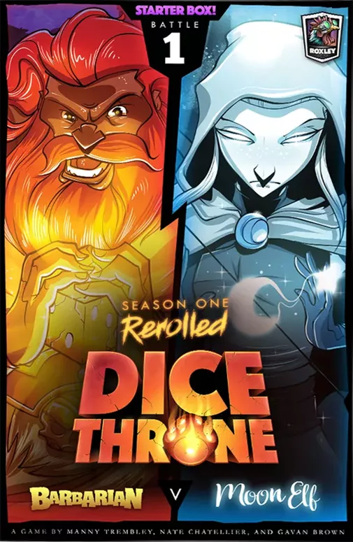 Board Games - Dice Throne S1R Box 1 Barbarian v Moon