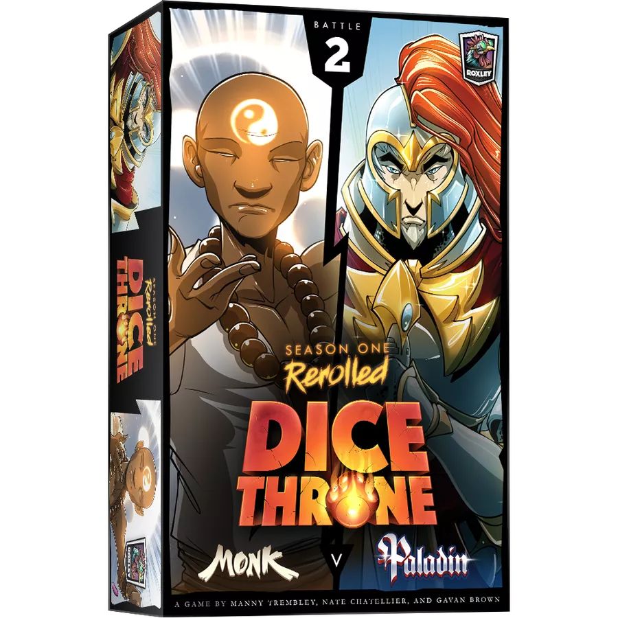 Board Games - Dice Throne S1R Box 2 Monk v Paladin