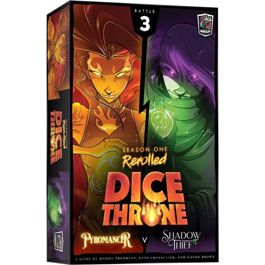 Board Games - Dice Throne S1R Box 3 Pyromancer v Shadow Thief