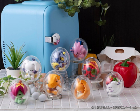 Digimon Adventure Mega Egg Figure Mini Figures Good Night Digicolle! 8 cm Blind Box Display (8) [6]