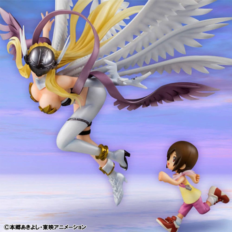 Digimon Adventure Precious G.E.M. Series PVC Statue Angewomon & Hikari Yagami 22 cm [1]