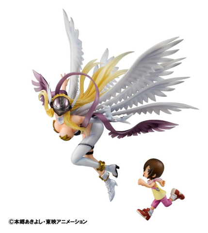 PRECOMENZI - Digimon Adventure Precious G.E.M. Series PVC Statue Angewomon & Hikari Yagami 22 cm