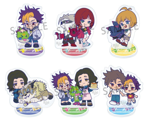 Digimon Buddycolle Acrylic Stands Beatbreak 6 cm Blind Box Display (6) [6]