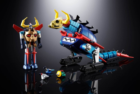 PRECOMENZI - Dino Mech Gaiking Chogokin Action Figure Daikumaryu & Gaiking 20 cm
