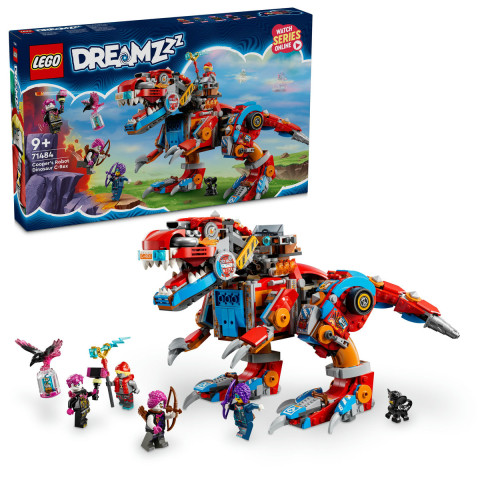 Lego DreamZzz - LEGO DREAMZzz – Dinozaurul Robot C-Rex al lui Cooper 71484