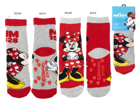 PRECOMENZI - Disney Anti-Slip Socks with Applications Minnie Mouse 27-34