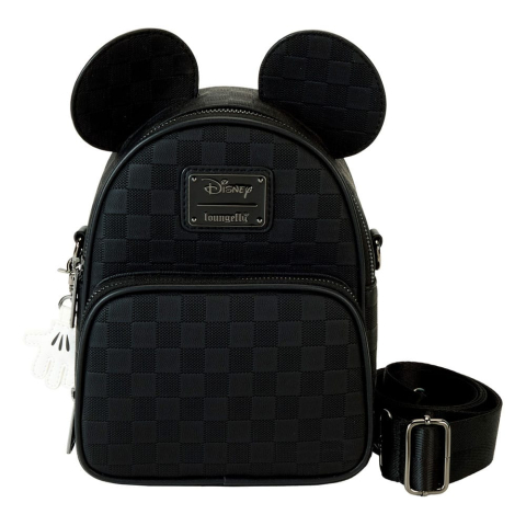 Fashion & Accessories - Disney by Loungefly Crossbody Bag Mickey Ear Evergreen