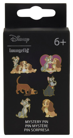 Disney by Loungefly Enamel Pins Lady and the Tramp Blind Display (12) [3]