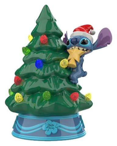 PRECOMENZI - Disney Ceramic Christmas Tree with Lights Stitch 15 cm
