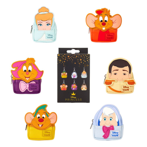 PRECOMENZI - Disney Cinderella 75th Anniversary by Loungefly Bag Charm Mystery Box Display (15)