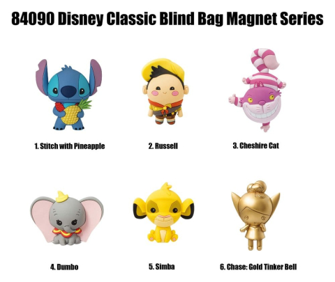 Disney Classic Magnets Blind Box Assortment Series 1 (12) [1]
