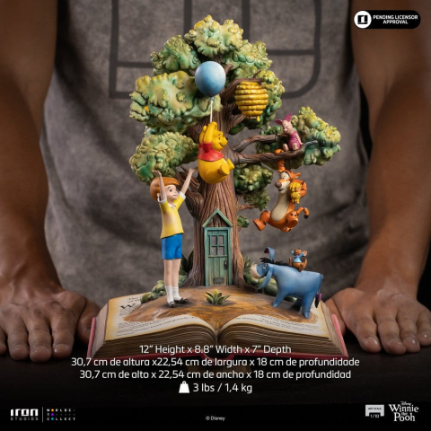 Disney Classics Deluxe Art Scale Statue 1/10 Winnie the Pooh and Friends (100th Anniversary) 31 cm [1]